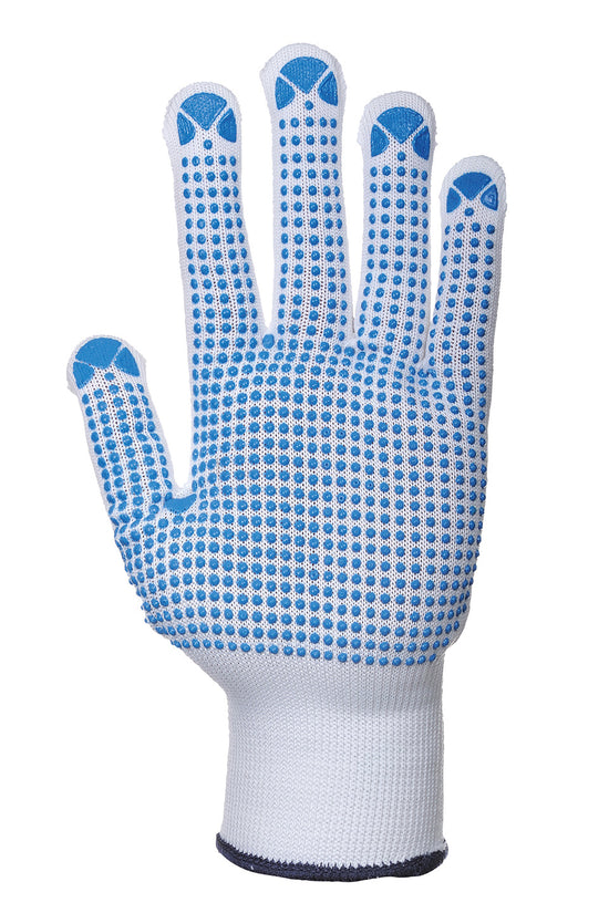 Portwest Nylon Polka Dot Gloves Enhanced Grip and Dexterity