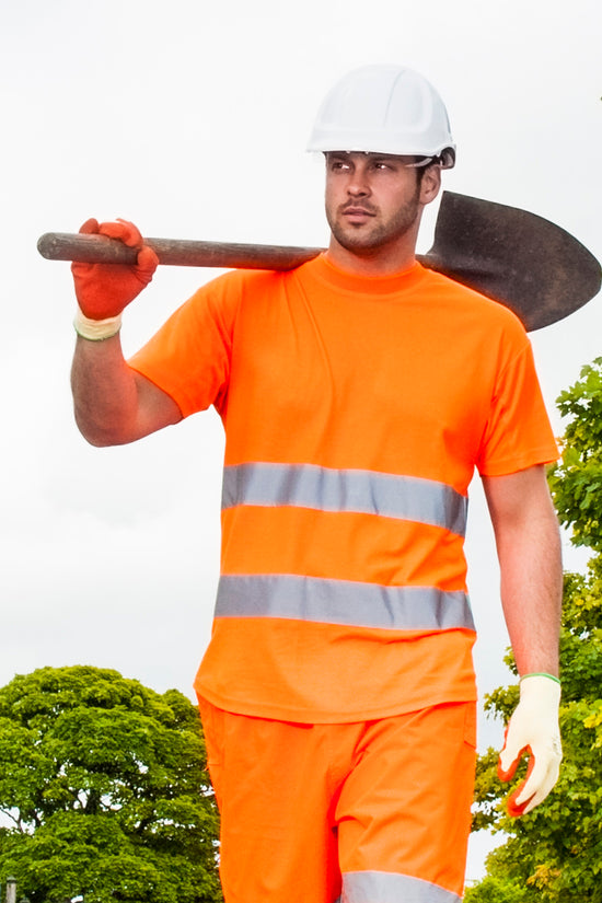 Portwest Cotton Comfort Safety TShirt S172 Plus Sizes