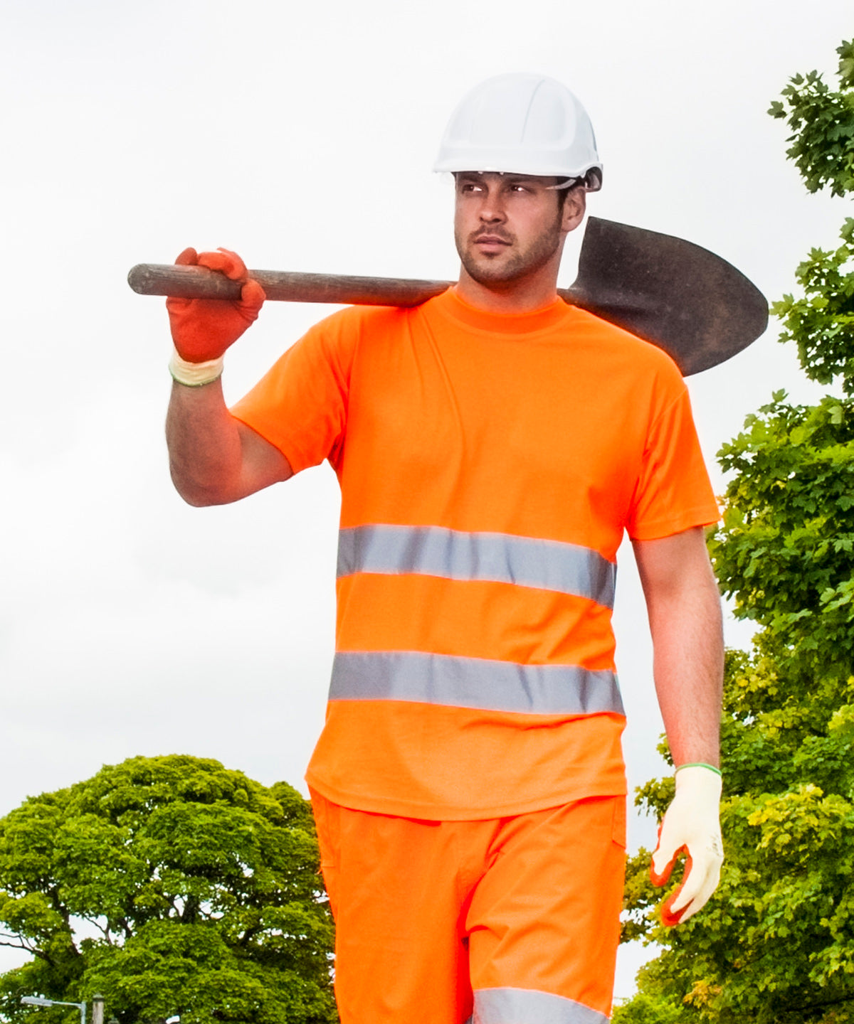 Portwest Cotton Comfort Safety TShirt S172 Plus Sizes