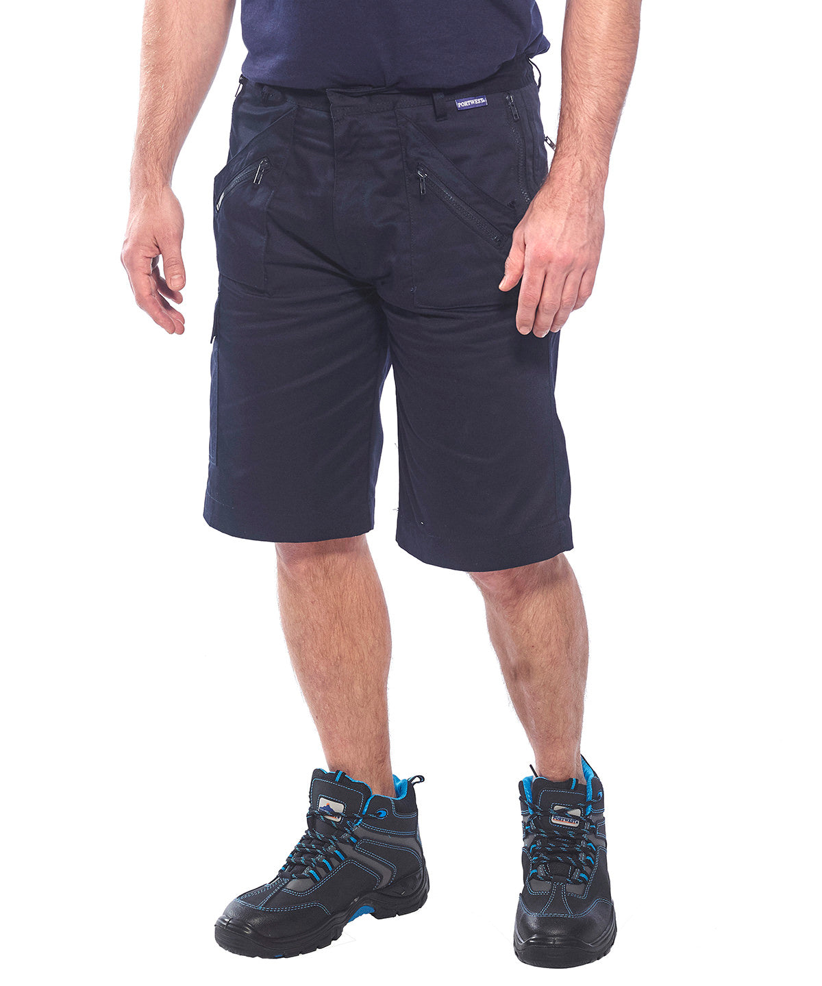 Portwest Action Shorts S889 Multiple Pocket Storage Elasticated Waist