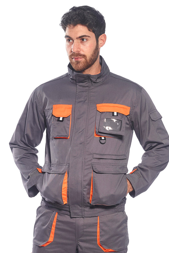 Portwest Texo Contrast Jacket TX10 Mens Fashionable Workwear