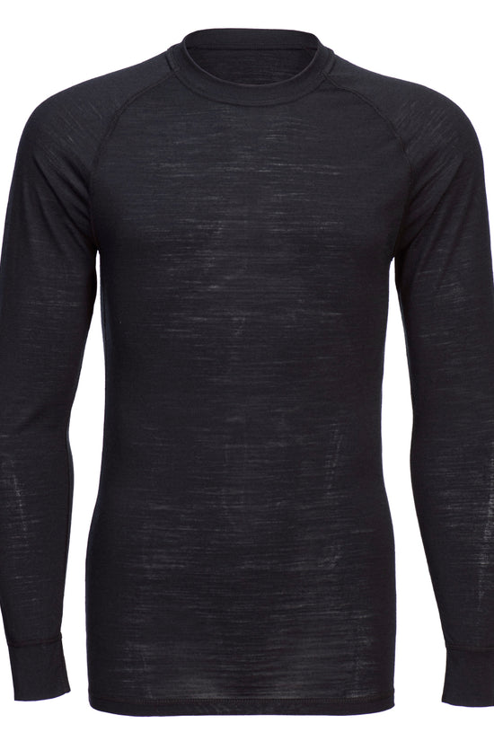 Portwest Merino Wool Crew Neck Long Sleeve Top for Men