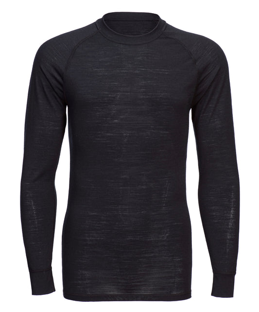 Portwest Merino Wool Crew Neck Long Sleeve Top for Men