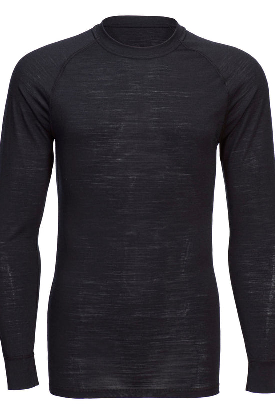 Portwest Merino Wool Crew Neck Long Sleeve Top for Men