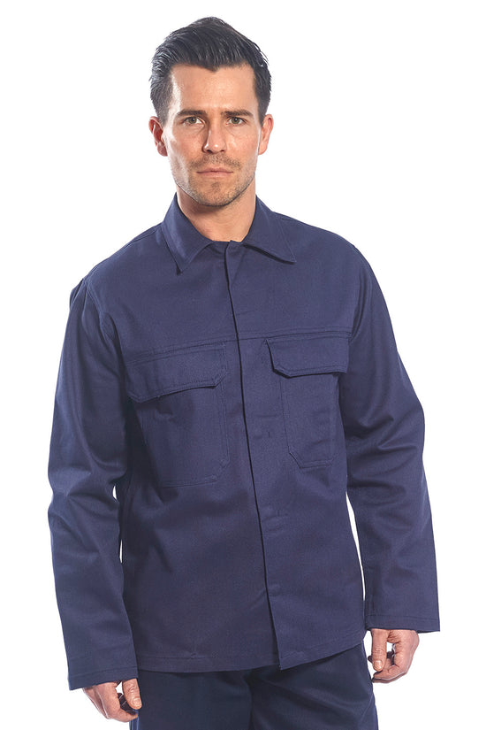 Portwest Bizweld Flame Resistant Jacket for Male Adults Plus Sizes