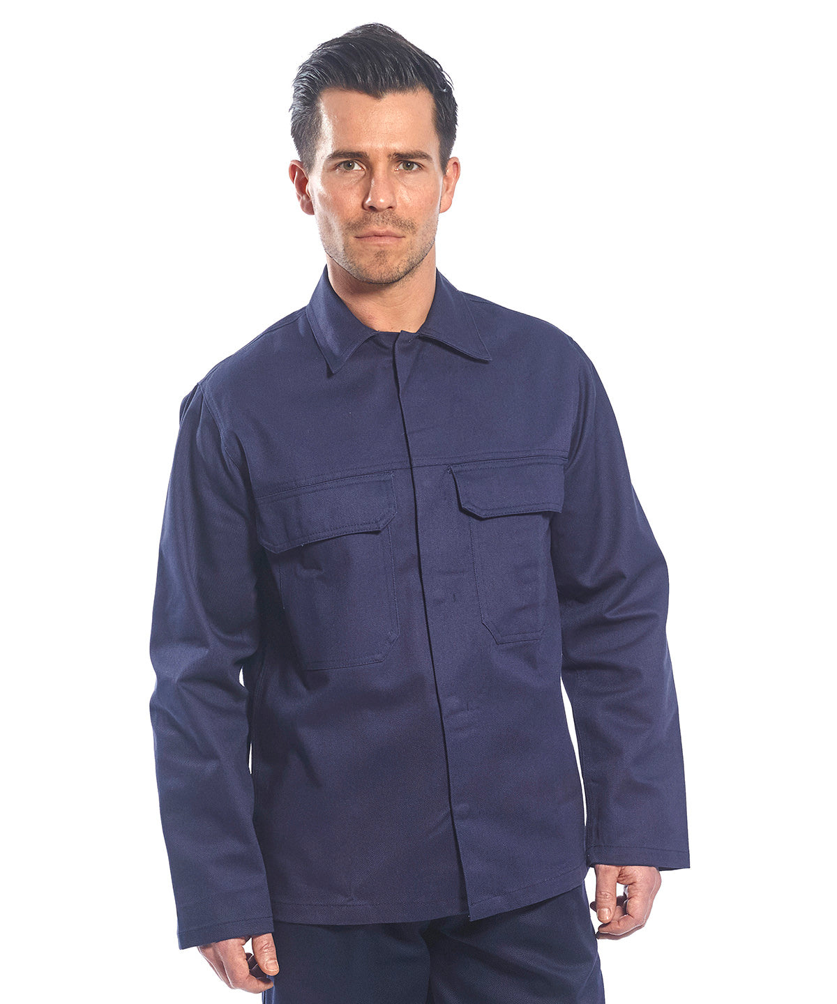 Portwest Bizweld Flame Resistant Jacket for Male Adults Plus Sizes