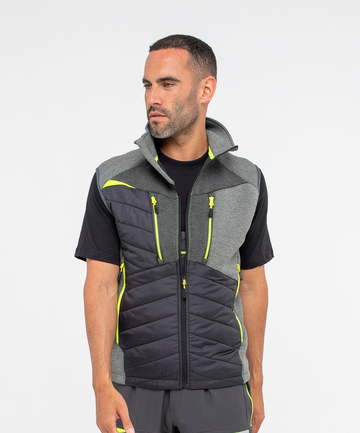 Portwest DX4 Hybrid Baffle Gilet Mens Plus Size Jacket