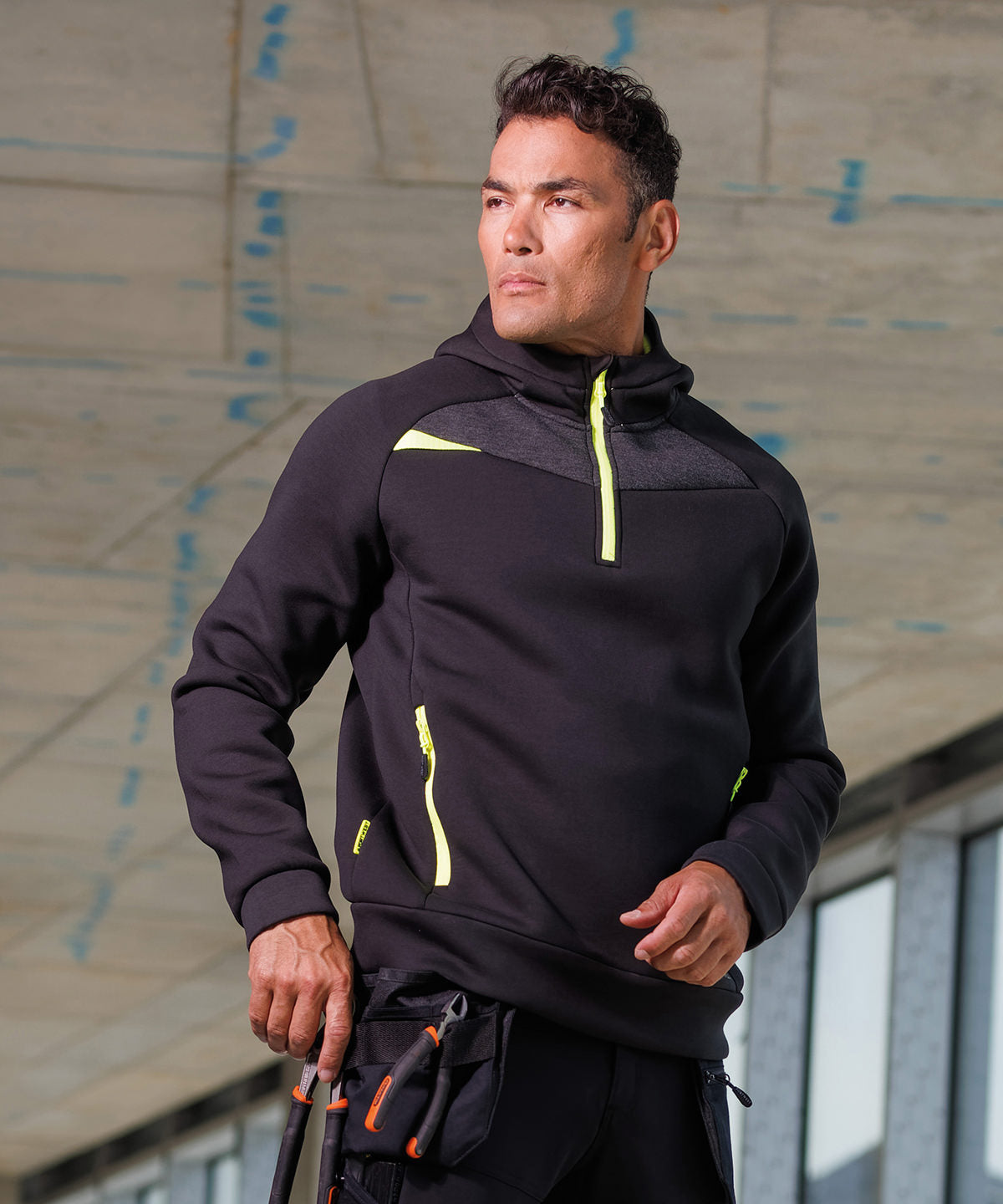 Black DX4 Zip Hoodie for Ultimate Comfort and Performance