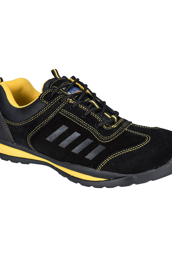 Portwest Steelite Lusun S1P Safety Trainer FW34 BlackYellow