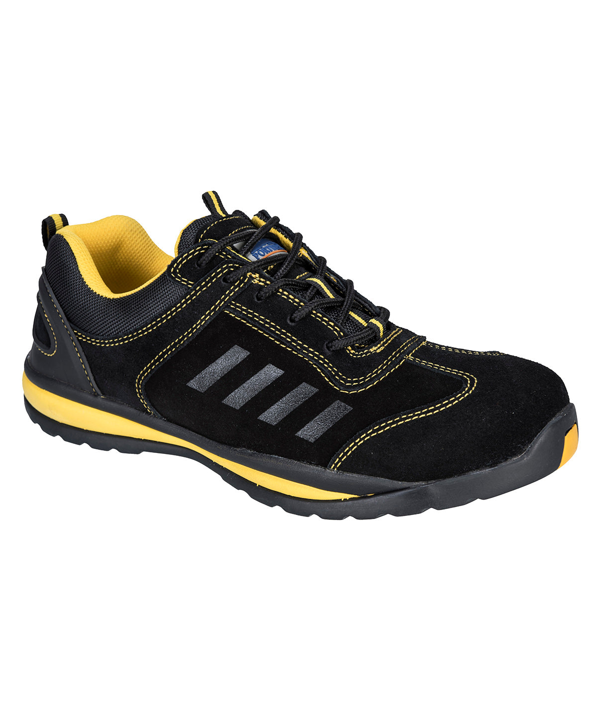Portwest Steelite Lusun S1P Safety Trainer FW34 BlackYellow