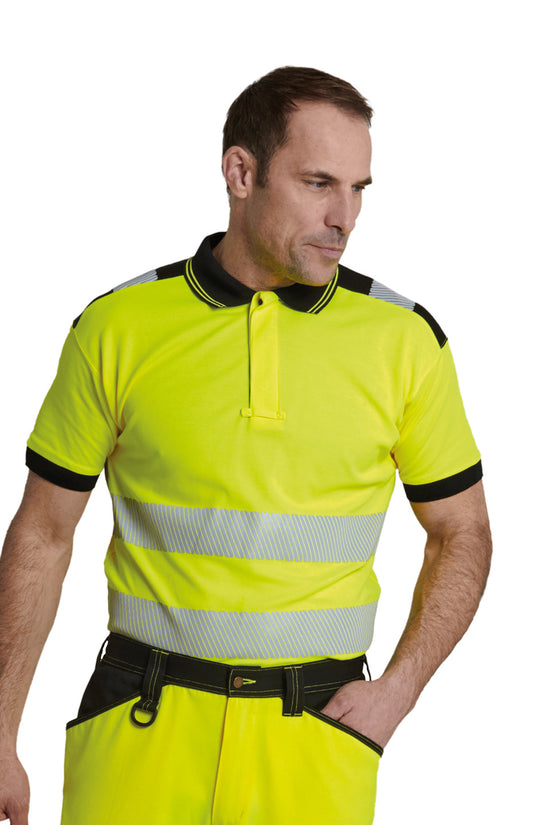 Portwest HiVis Polo Shirt with Chest Pocket