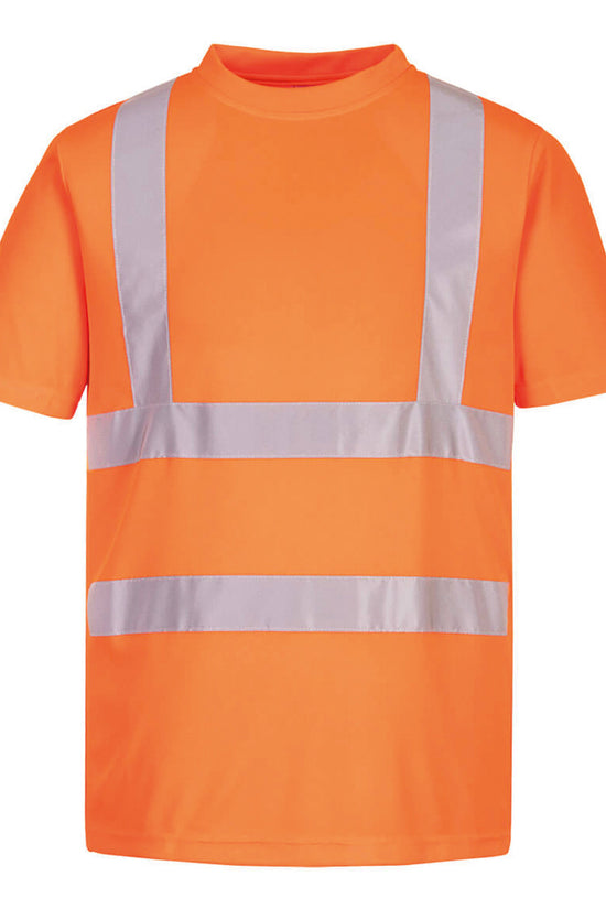 Portwest Eco Hivis Slim Fit Hivis TShirt for Men