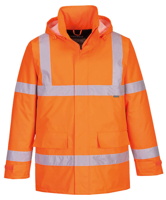 Portwest Eco Hivis Winter Jacket EC60 Recycled Polyester Safetywear