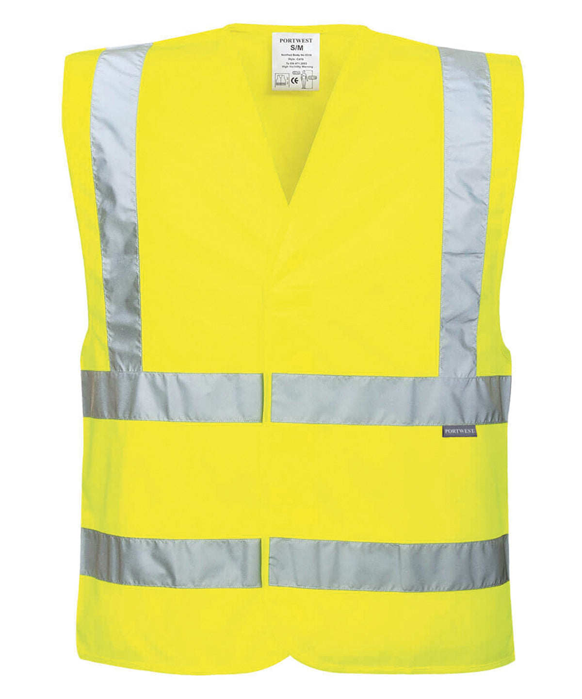 Eco Hivis Reflective Safety Vest for Men Certified Streetwear