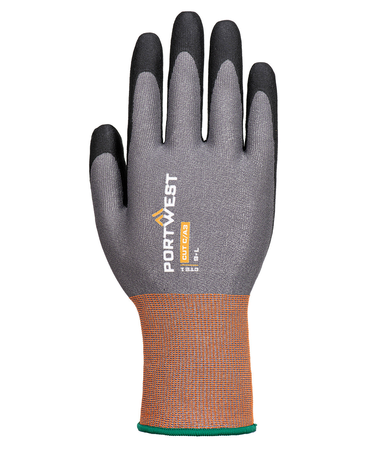 CT21 GreyBlack Nitrile Gloves Cut Level C 21Gauge