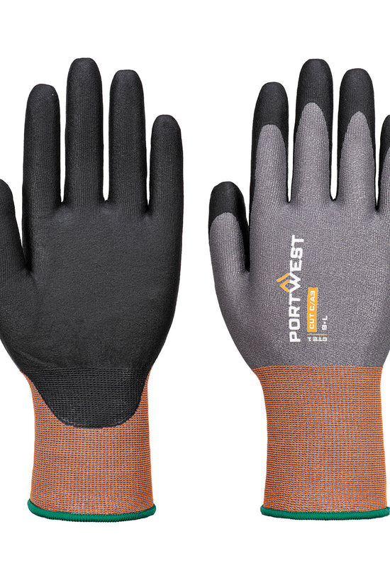 CT21 GreyBlack Nitrile Gloves Cut Level C 21Gauge