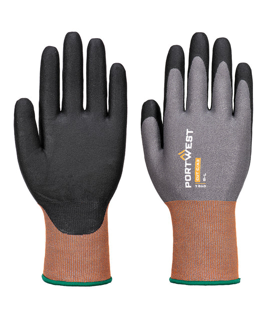 CT21 GreyBlack Nitrile Gloves Cut Level C 21Gauge