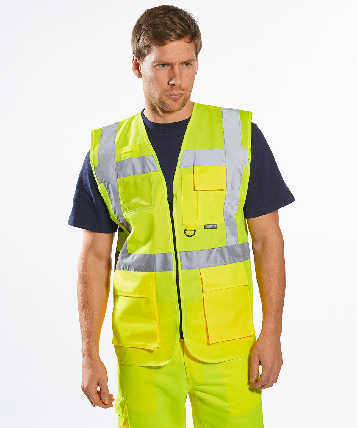 Portwest Hivis Executive Vest S476 Yellow Safety Workwear