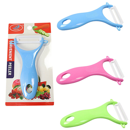 Efficient 125cm Plastic Fruit Vegetable Peeler Assorted Colours