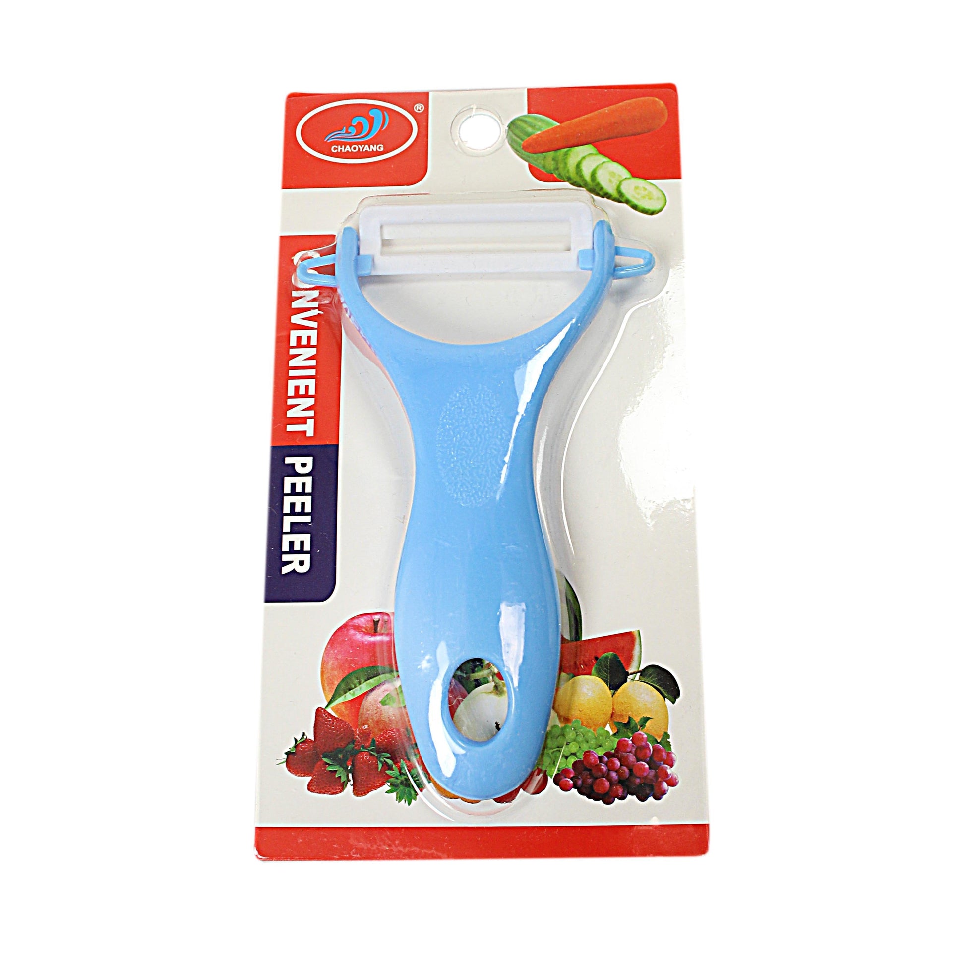 Efficient 125cm Plastic Fruit Vegetable Peeler Assorted Colours
