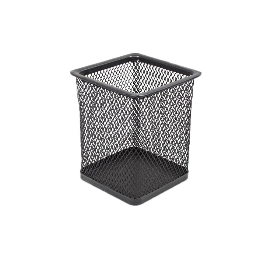 BlackSilver Mesh Pencil Stationery Holder Organizer