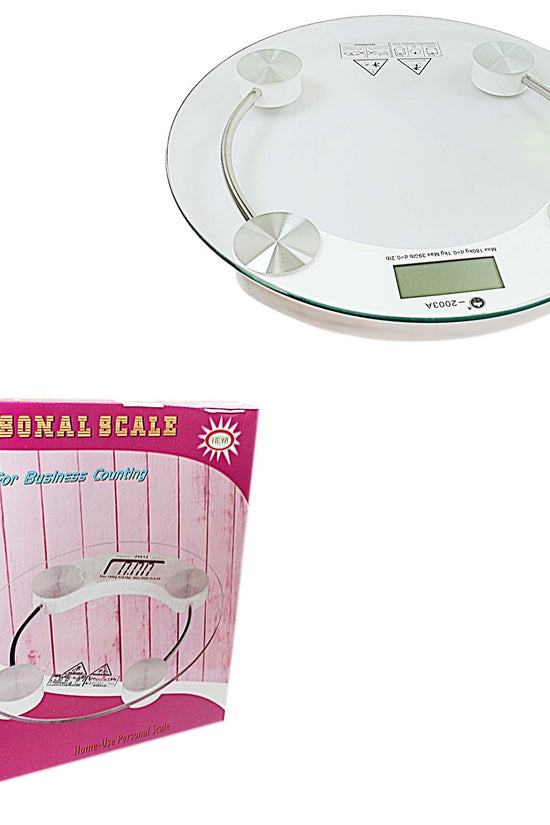 Sleek Digital Glass Personal Weighing Scale