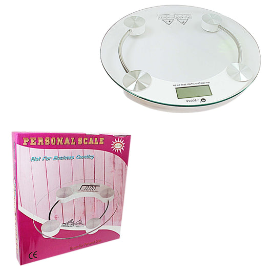 Sleek Digital Glass Personal Weighing Scale