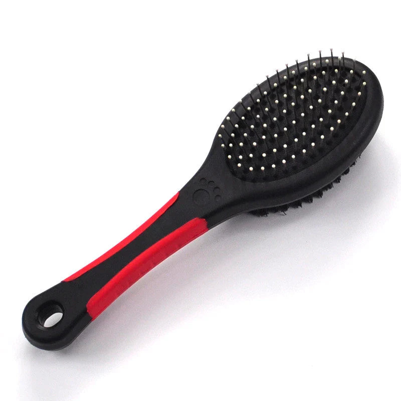 Professional Double Sided Dog Pet Grooming Brush 21 cm