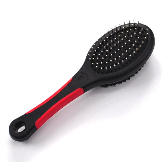 Professional Double Sided Dog Pet Grooming Brush 21 cm