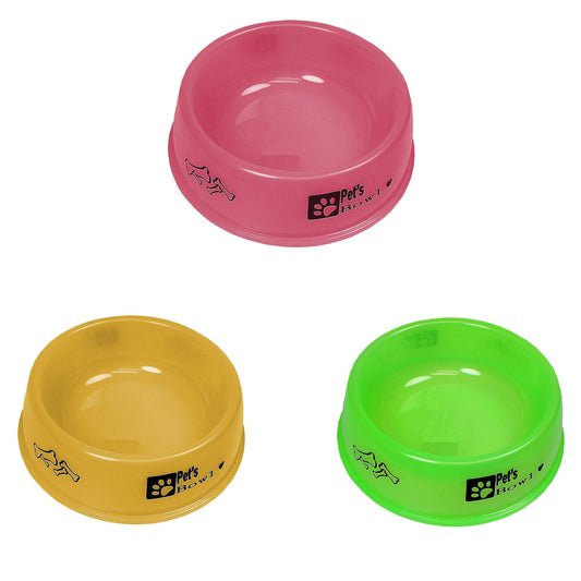 Durable Plastic Pet Feeding Bowl for Dogs and Cats