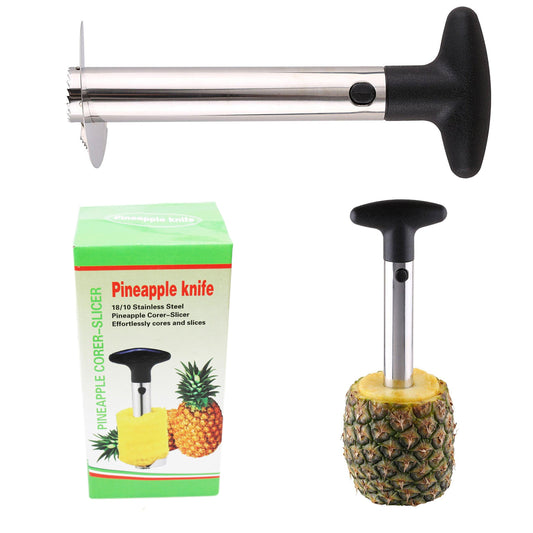 Efficient Metal Pineapple Corer Easy Fruit Slicer Kitchen Tool