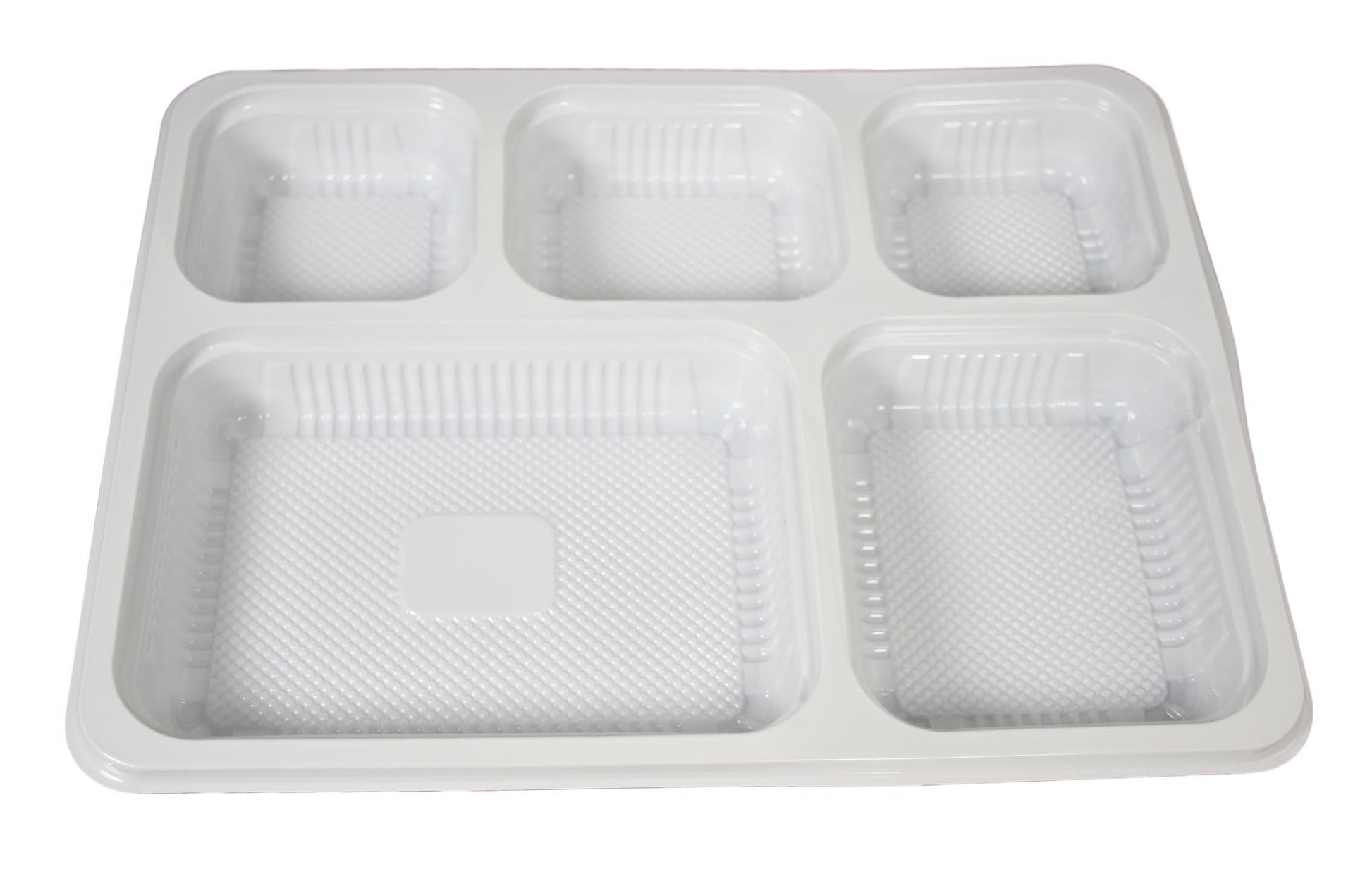 Elegant Disposable Plastic 5Section Tray for Weddings Special Occasions