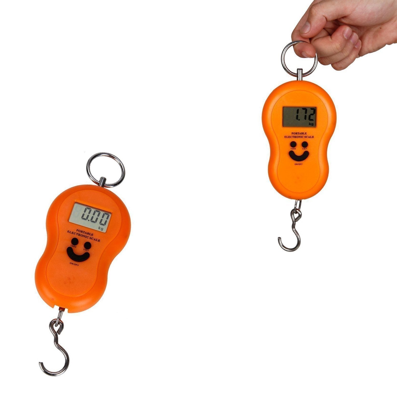 Compact Portable Electronic Luggage Weighing Scale Assorted Colours