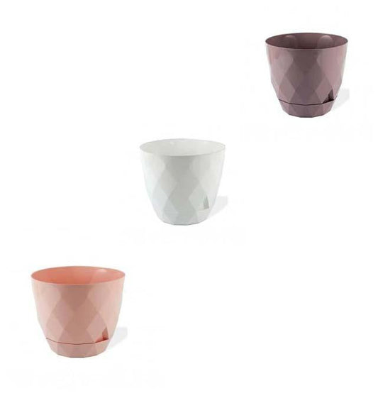 Yakamoz Diamond Style Round Plant Pot No 1 115 x 10 cm