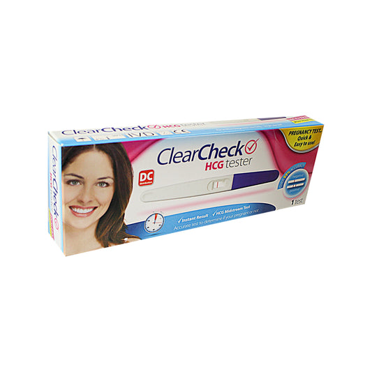Europe ClearCheck HCG Pregnancy Tester Kit Quick Accurate Results