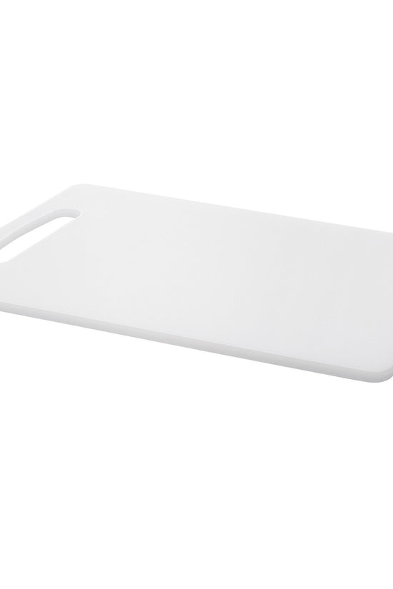 Durable Plastic White Chopping Board for Kitchen Medium Size