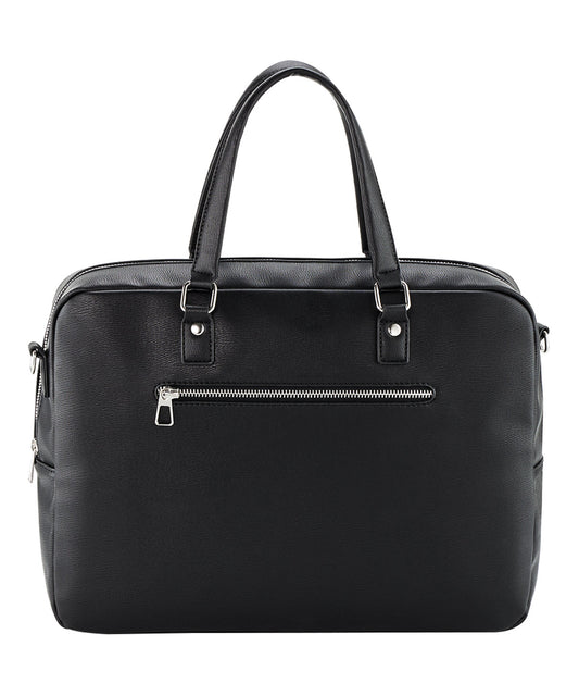 Tailored Luxe PU Briefcase for Professionals