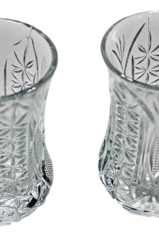 Elegant Qasion2 6Pc Tea Glass Set 82ml Capacity