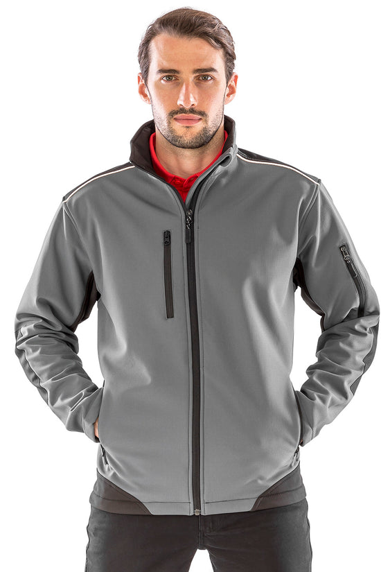 Ripstop Softshell Workwear Jacket with Cordura Panels
