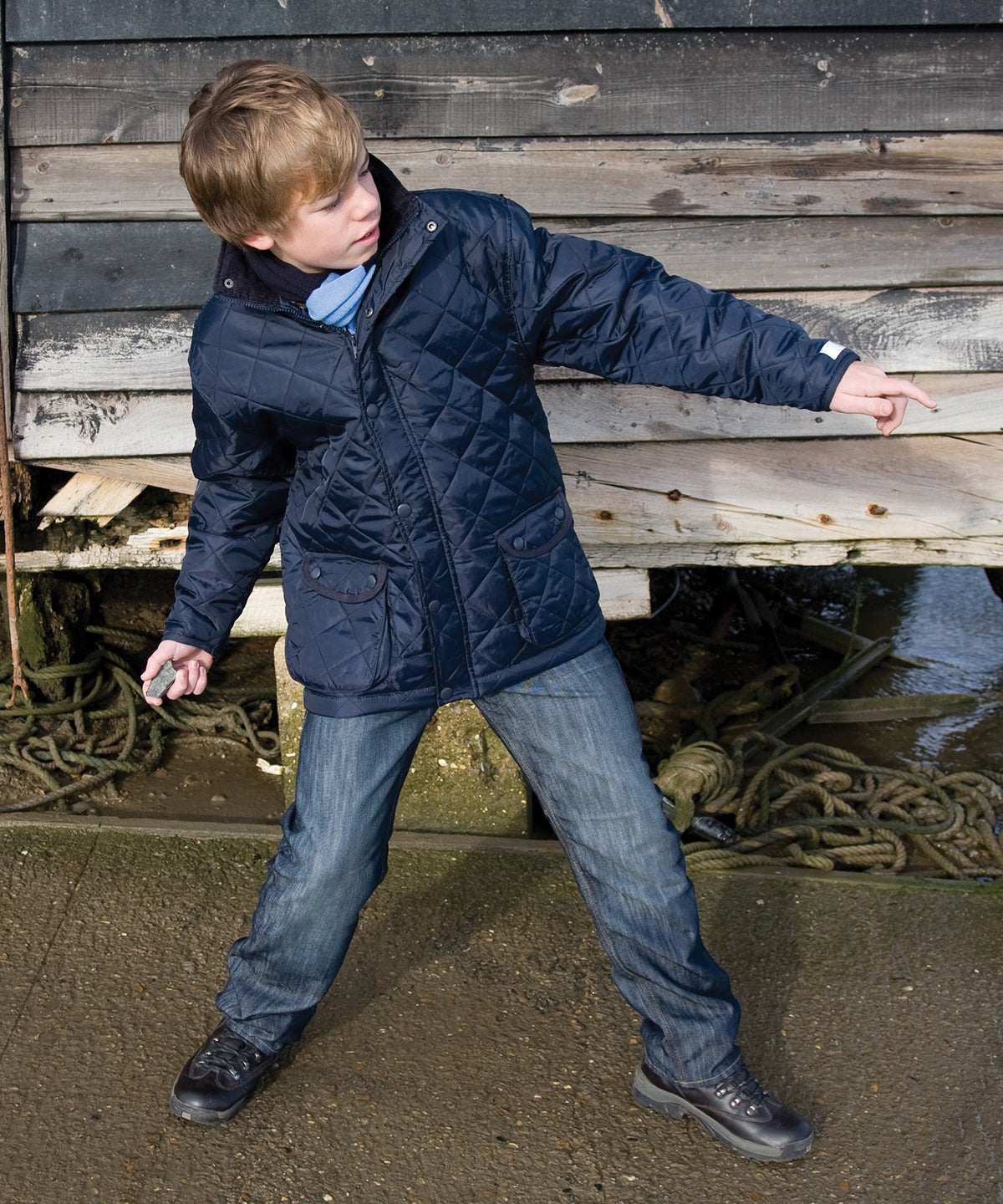 Junior Urban Cheltenham Quilted Jacket Unisex Kids