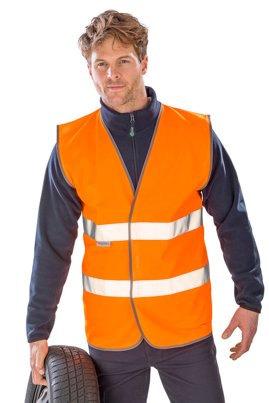 Motorist Safety Vest with 3M Scotchlite Reflective Materials