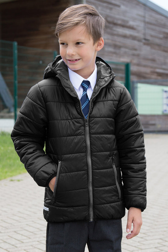 Soft Padded Junior Jacket with Reflective Details