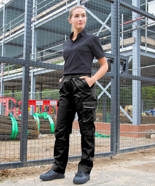 Black Womens Action Trousers Comfortable and Durable Outdoor Pants
