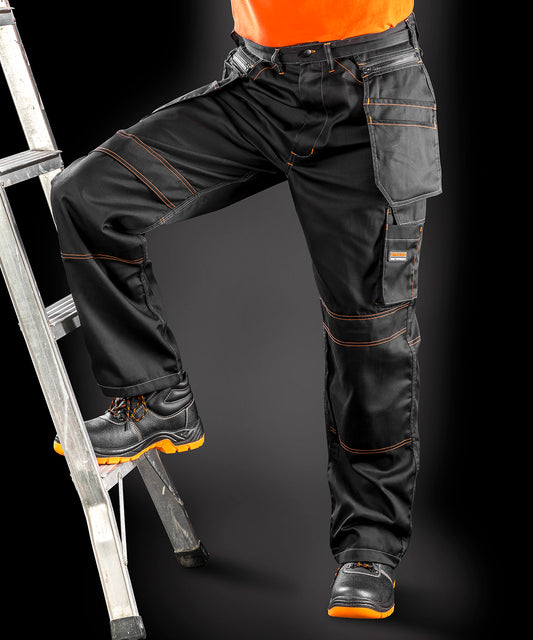 Black CrossOver Holster Trousers Ultimate Workwear Performance