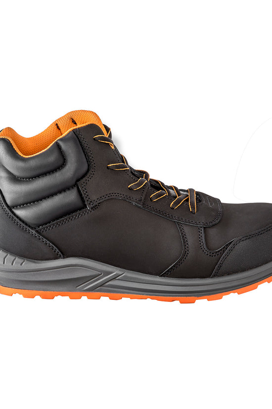 Stirling Safety Boot BlackGreyOrange Lightweight Agile