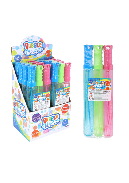 Bubble Wand Sword Pack of 3 Assorted Colours