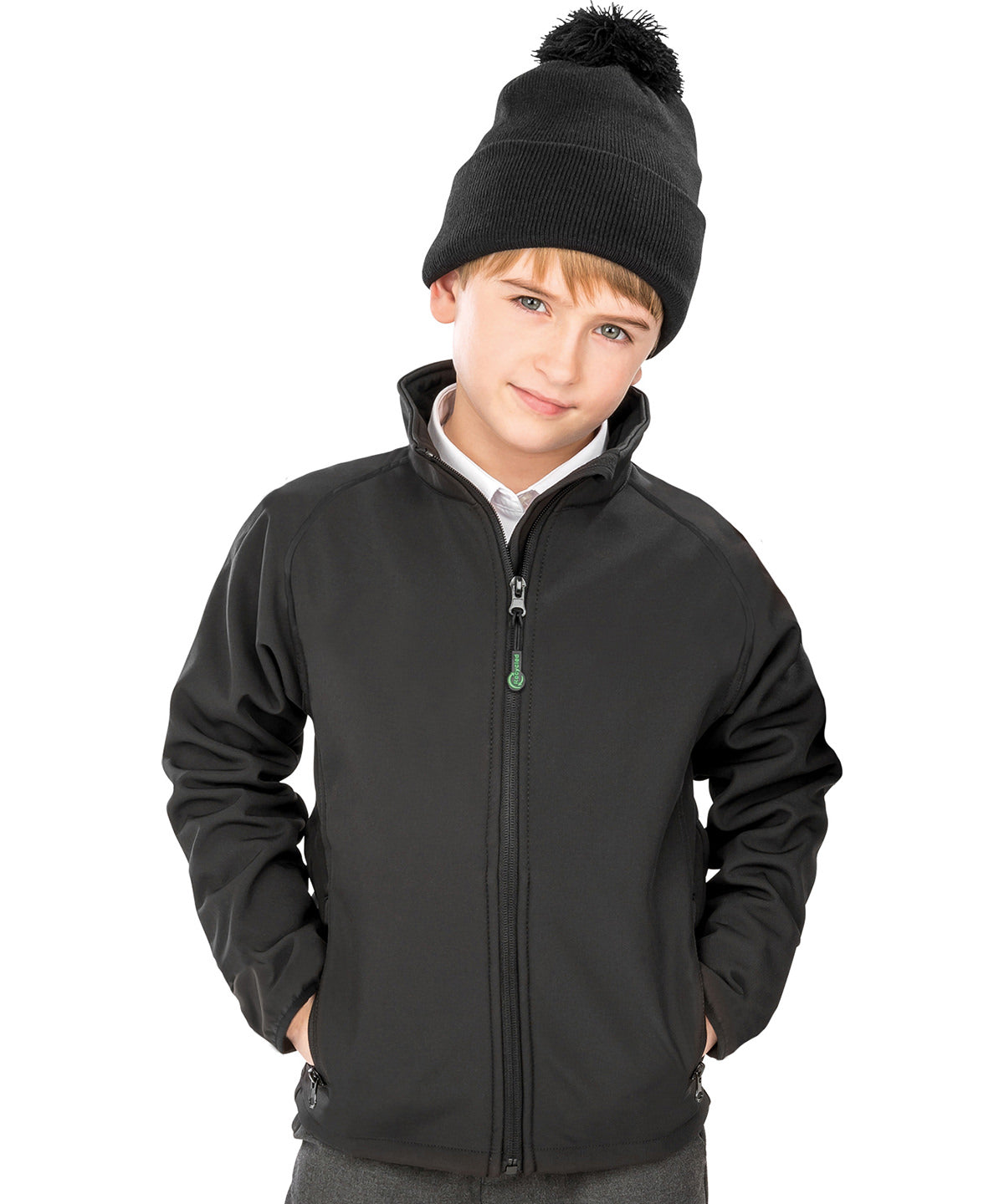 EcoFriendly Junior Softshell Jacket for Schools Youth Events