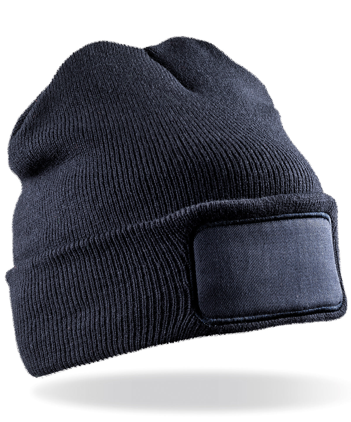 Genuine Recycled Double Knit Printers Beanie Hats Unisex Adult