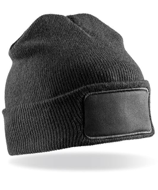 Recycled Thinsulate Printers Beanie Hats Unisex Adult