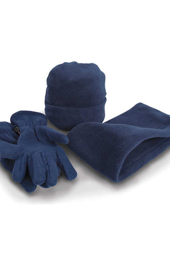 Classic 3Piece Fleece Winter Accessory Set Result Polartherm